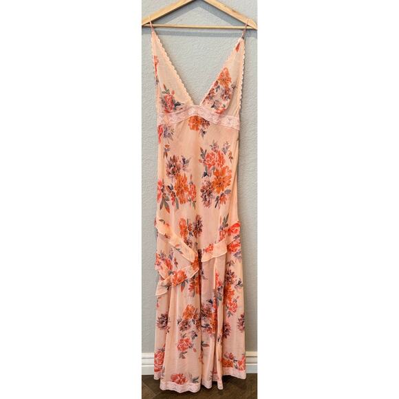 Free People Stay Awhile Maxi Dress Size Large - Picture 13 of 14